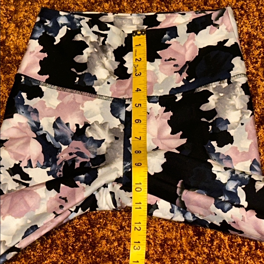 Balance Collection Floral Print Leggings - Black, Pink, Gray - Picture 6 of 6